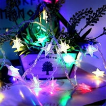 Kmdttou Solar Lights Outdoor Decorations Christmas Decorative Lights Snowflakes Christmas Wreaths Light Strings Bells Red Berries Figurines Decorative Lights