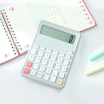 VibHome Student Use School Season Lightweight And Portable Multifunctional 10 Digit Display Slim Body Mute Button Student Calculator Standard Function for Office, Home, School Supplies