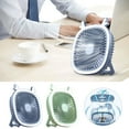 thumbnail image 1 of Desk Fan VibHome Up to 45% off! Multifunctional Night Light Small Fans Portable Mini Home Office Desktop Fans, 1 of 8