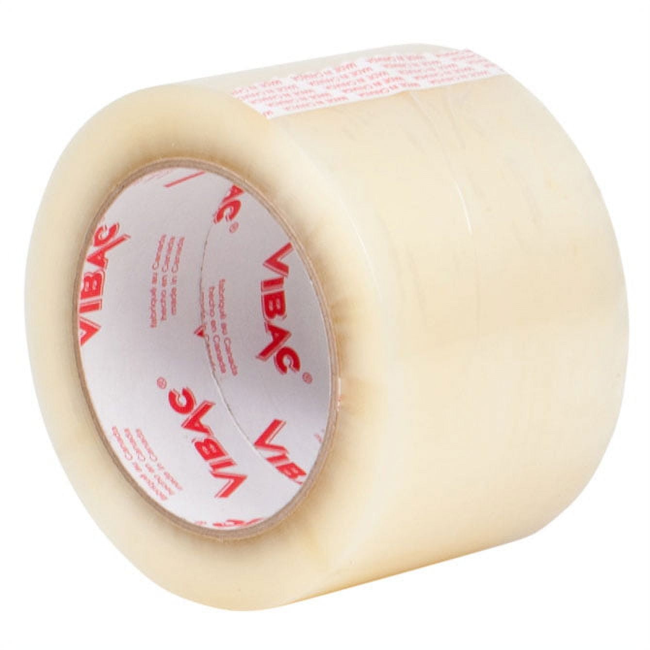 Vibac 125 Carton Sealing Tape 3 inch Clear 24 rolls 3"x110yd