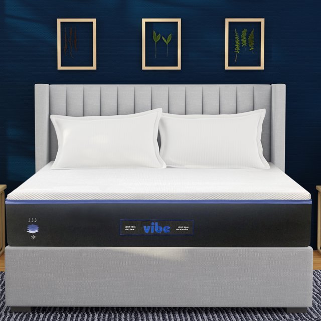 Vibe 12" Luxury Plush Super Cooling Gel Memory Foam Mattress Full