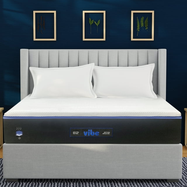Vibe 12" Luxury Plush Super Cooling Gel Memory Foam Mattress Twin XL