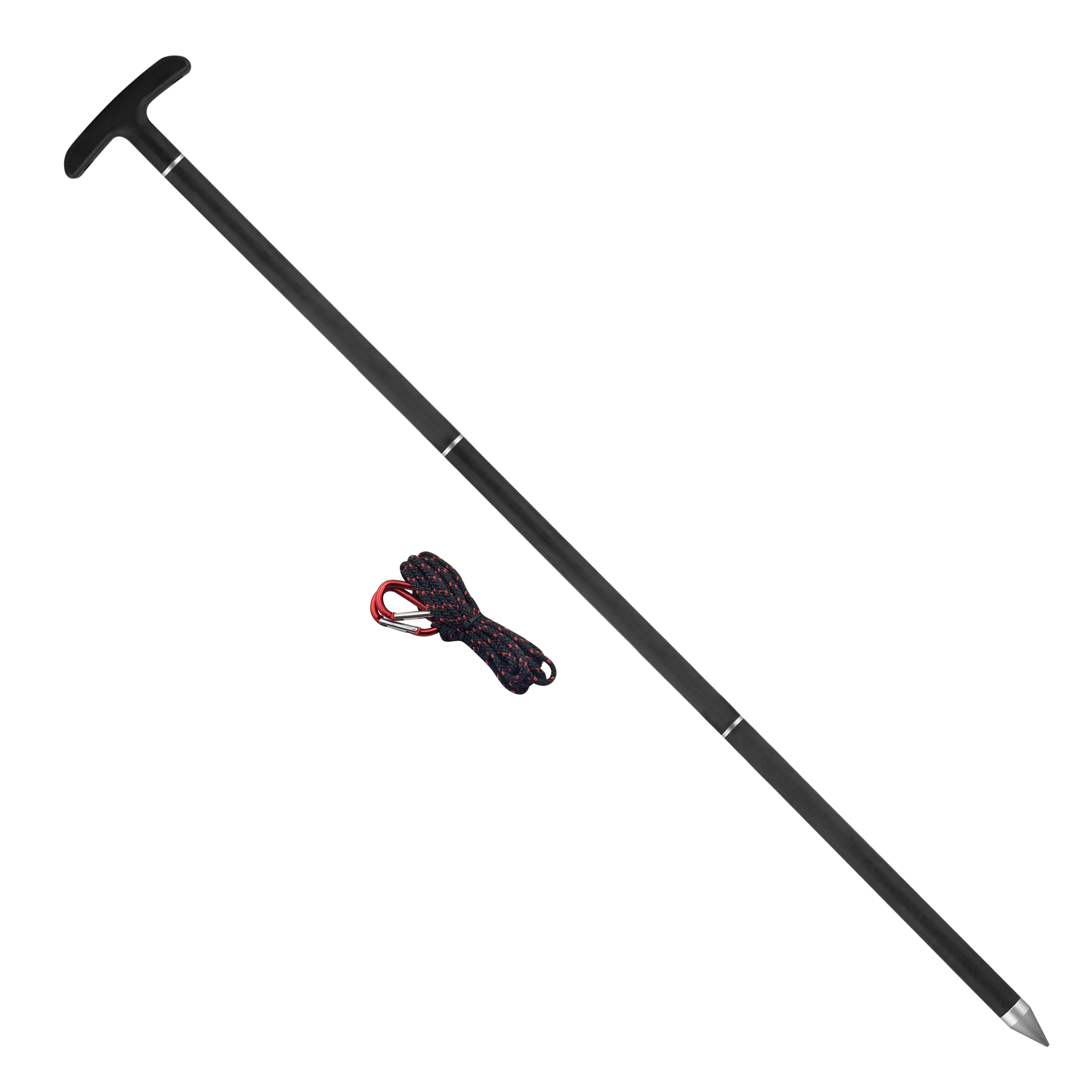 Vibe 7ft 3Piece Fiberglass Shallow Water Stakeout Anchor Push Pole