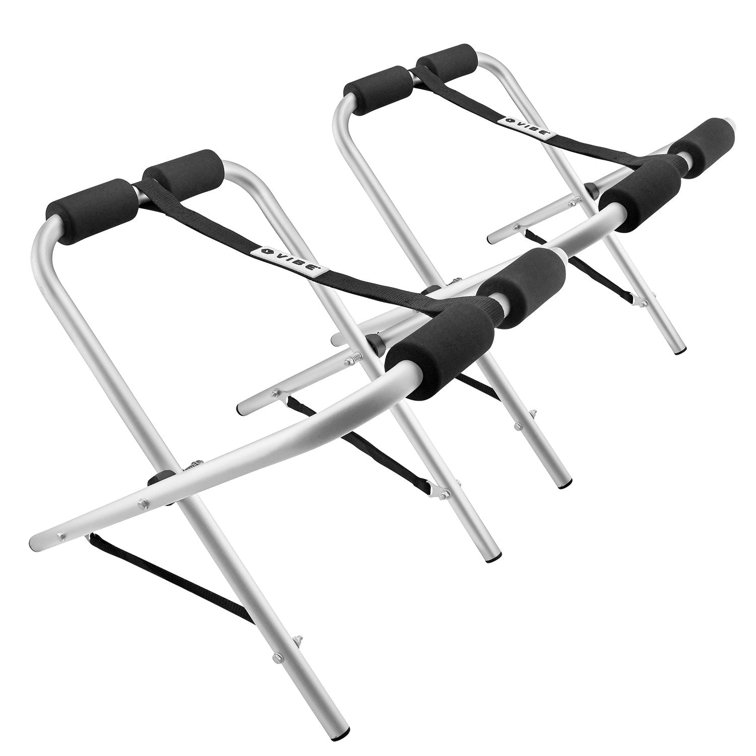 Vibe Aluminum Folding Kayak Stand (2 Pack) Freestanding Portable