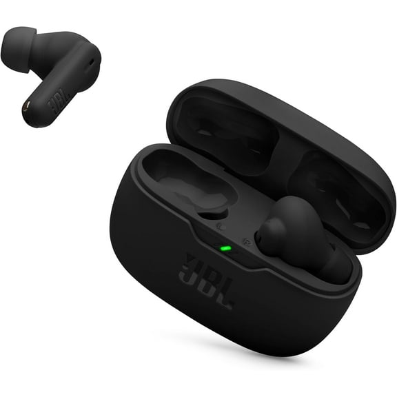 Vibe Beam 2 - True Wirele Noise Cancelling Earbuds with Pure Ba Sound & Smart Ambient technology, 4mics for crisp, clear calls, up to 40Hrs of Playback, IP54 Dust Water resistant ()