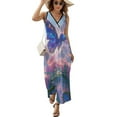 thumbnail image 1 of Vibe Blooming Tulips Art Sleeveless Dress Women's Summer Suit Dresses for Women 2025 Luxury Party Dress, 1 of 7