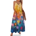thumbnail image 1 of Vibe Blooming Tulips Fine Art Sleeveless Dress Summer Dress Woman 2025, 1 of 7