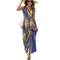 thumbnail image 1 of Vibe Blooming Tulips Sleeveless Dress Female Clothing Dress Women Summer 2025 Dress, 1 of 7