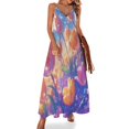 thumbnail image 1 of Vibe Blooming Tulips Sleeveless Dress Women's Luxury Party Dress Birthday Dresses for Women, 1 of 7