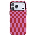 thumbnail image 1 of Vibe Check Pink Checkerboard Phone Case with iPhone 17 to 11 Pro Max, 1 of 2