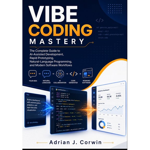Vibe Coding Mastery: The Complete Guide to AI-Assisted Development, Rapid Prototyping, Natural-Language Programming, and, (Paperback)