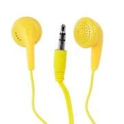 Vibe Color Tunes VS-120-YLW In-Ear Stereo Headphones (Yellow) - Retail Hanging