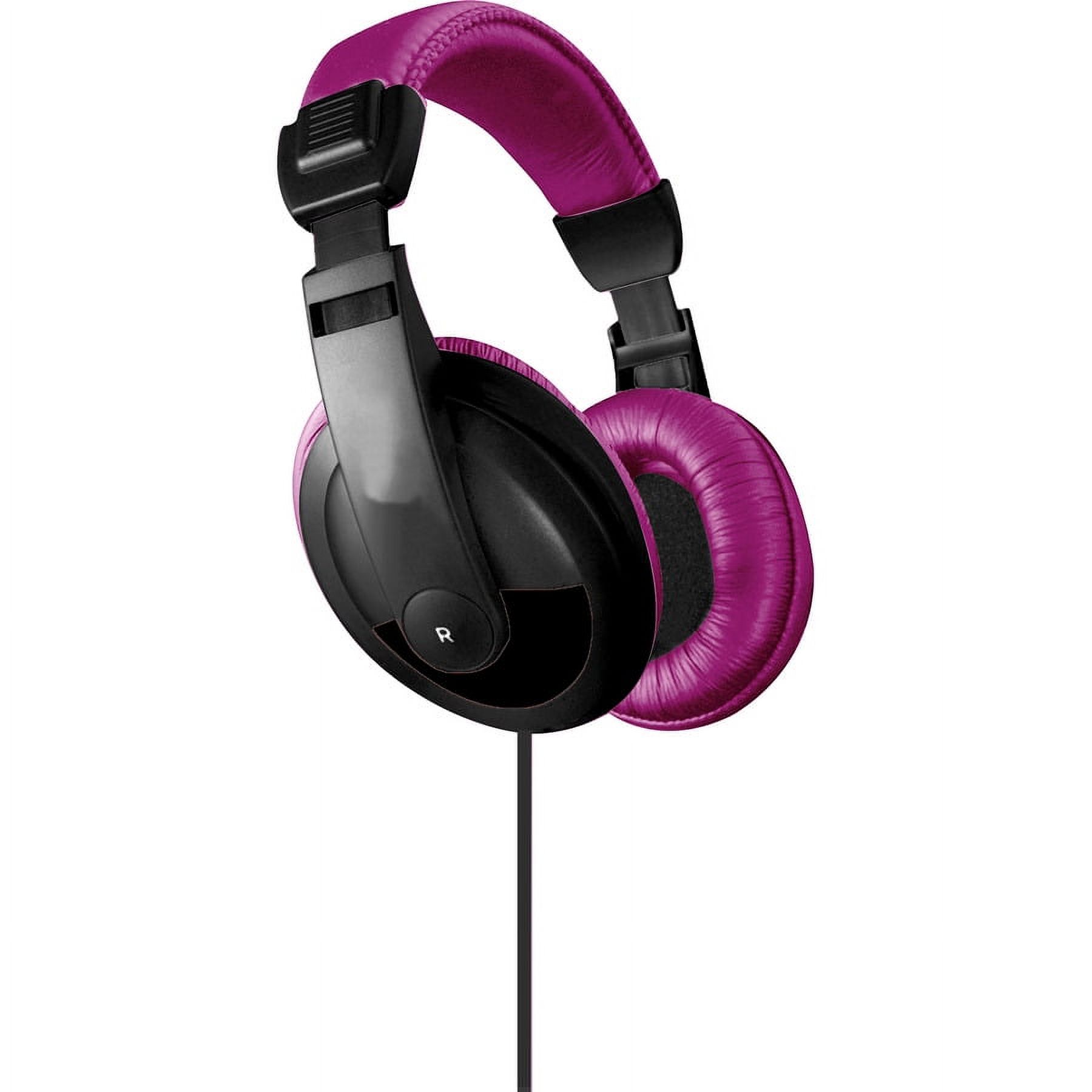 Vibe DJ-style Over-Ear Headphones Pink, VS-750-DJ - image 1 of 2