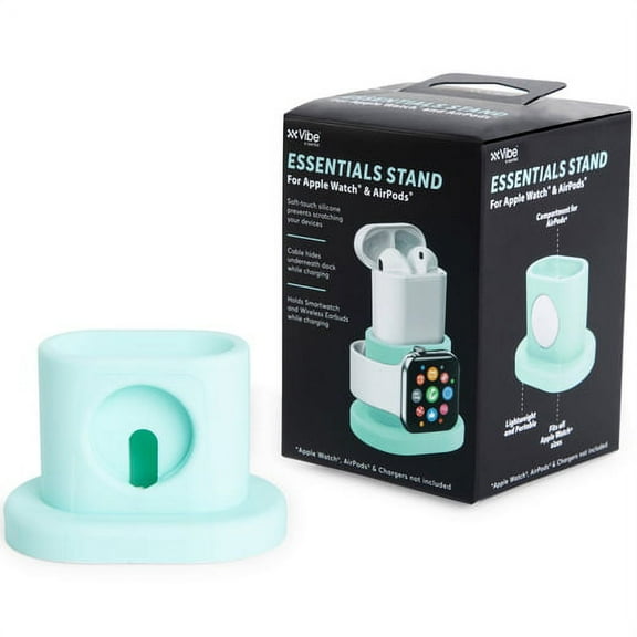 Vibe Essentials Stand for Apple Watch & AirPods - Green