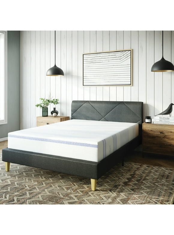 Vibe Gel Memory Foam 12-Inch Mattress | CertiPUR-US Certified | Bed-in-a-Box, Queen