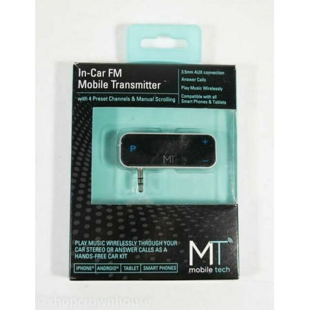 Vibe In-car Fm Hands-Free Mobile Transmitter with 4 Preset Channels Sealed