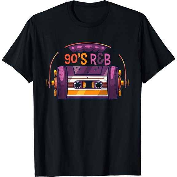 Vibe Retro Cassette Tape Old-School 90s R & B Music RnB Fans T-Shirt, Unisex T-Shirt