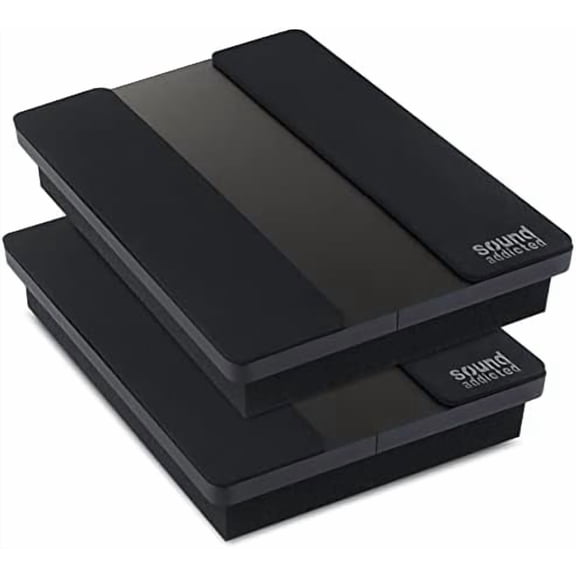 VibeBoss P5 - Acoustic Isolation Platform Suitable for 5 inches Speakers (9.5'' x 7'' x 1.8'') 2Pcs$$Music