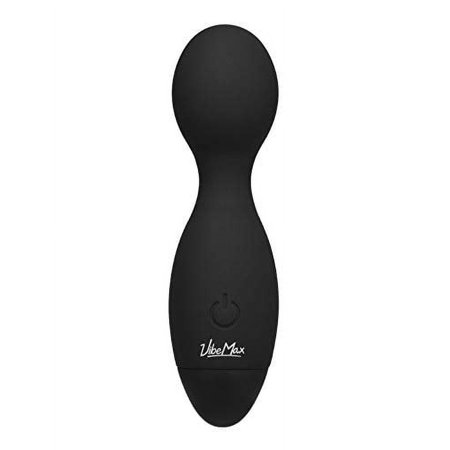 VibeMax Mini Wand Massager: Compact - Lightweight - USB Rechargeable (Black)