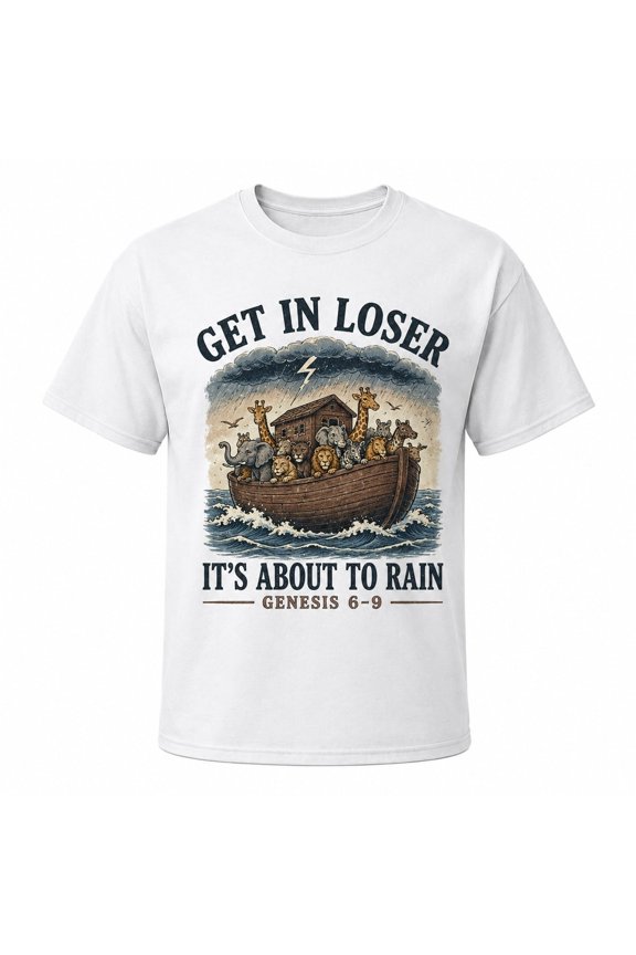 Funny Christian Noah Ark Graphic, Unisex Classic Fit Tee