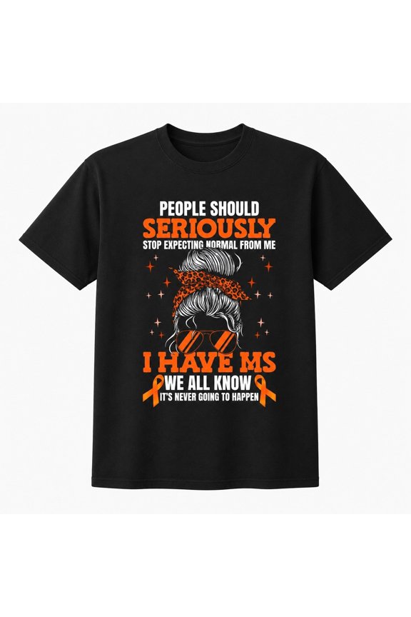 Multiple Sclerosis Awareness Graphic T-Shirt, Unisex MS Support Tee