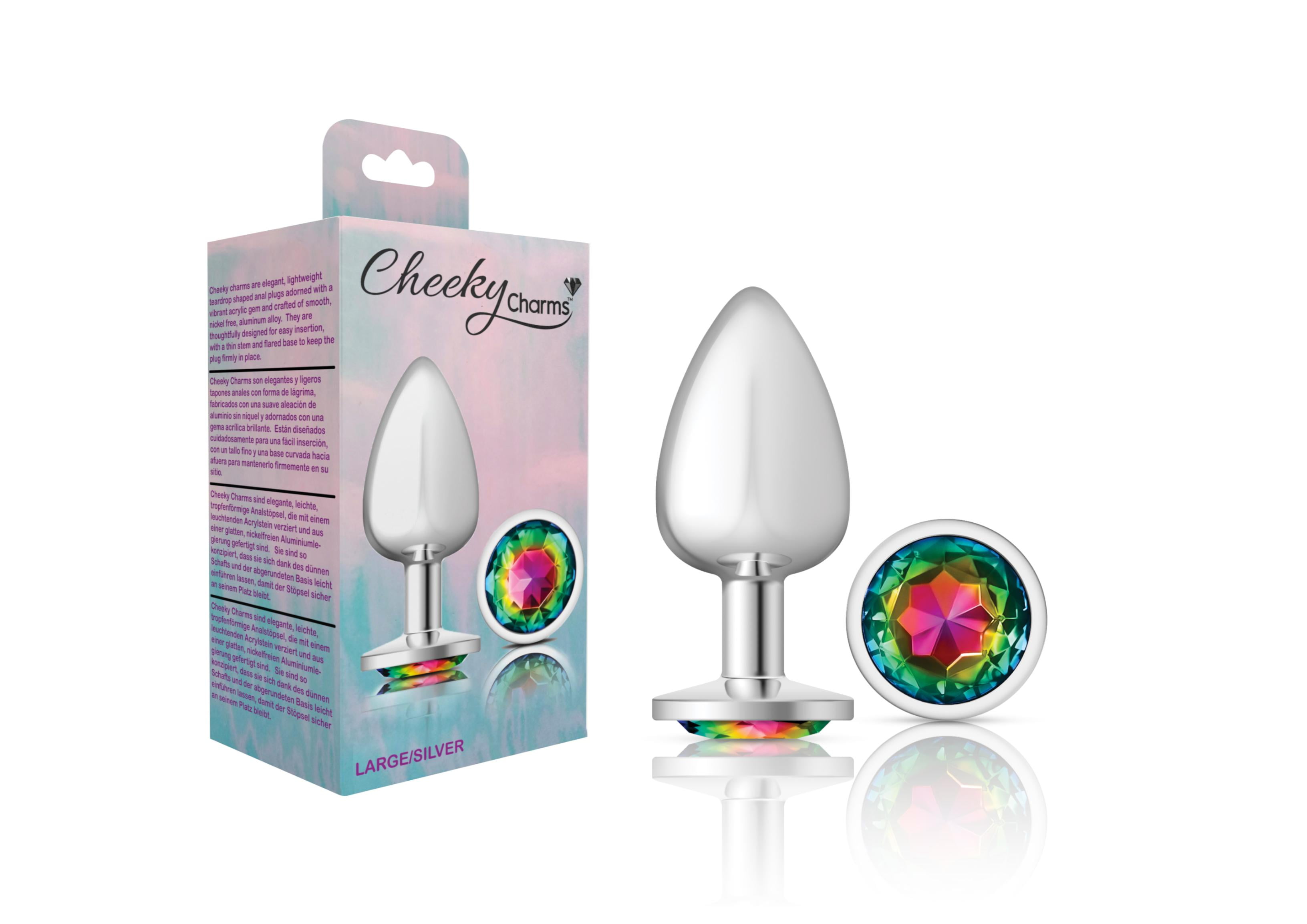 Cheeky Charms-Silver Metal Butt Plug- Tunisia | Ubuy