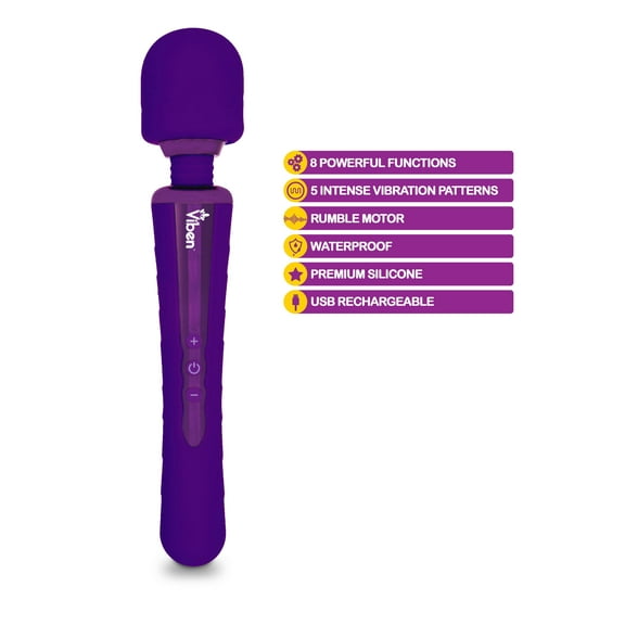 Viben Obsession Intense Wand Large Massager Violet