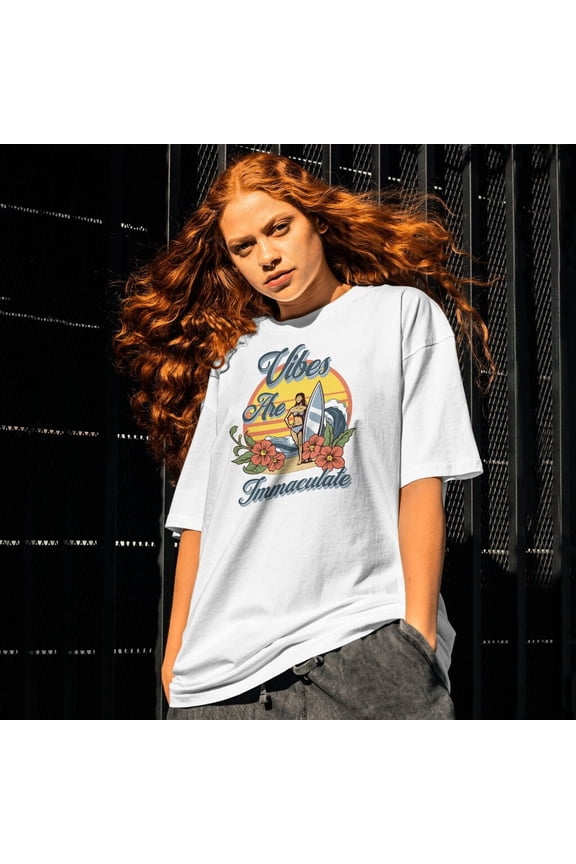 Vibes Are Immaculate I Good Vibes Shirt Big Vibes Shirt Summer Multi Color Positive Festival Gift for her Concert Vacation Surf Beach Lovers