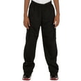 thumbnail image 1 of Vibes Big Boys Fleece Cargo Sweatpants Black Male Size Large, 1 of 6