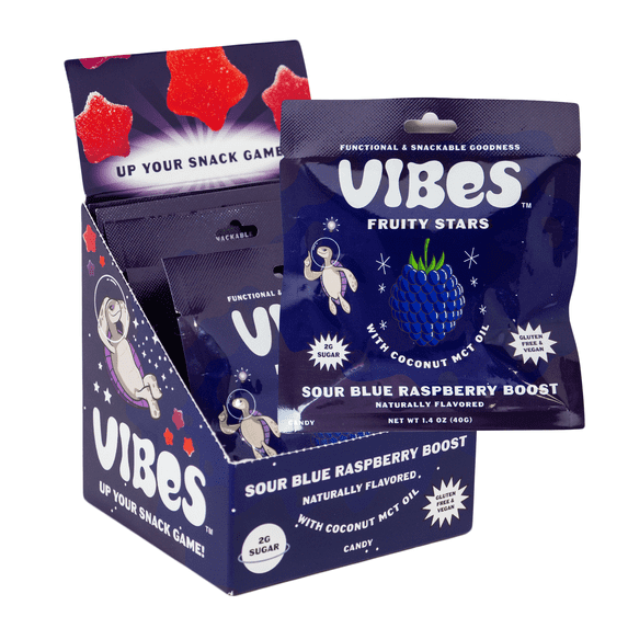 Vibes Candy Sour Blue Raspberry Boost