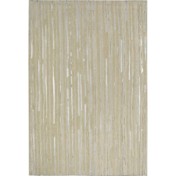 Vibes VB1 Ivory Glam Rug 6' X 9'