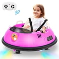 thumbnail image 1 of Vibespark 12V Bumper Car for Kid with Remote Control, Ride on Toys for Toddlers w/ 360 Degree Spin, 3 LED Lights, 5-point Safety Belit, 3 Speeds, Baby Bumper Car, Pink, 1 of 9