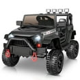 thumbnail image 1 of Vibespark 24V Ride on Toys with 2*200W Moter, Electric Battery Powered Truck Car for Kid w/ Parent Remote Control, Bluetooth Music, 4 Wheels Spring Suspension, LED Lights, Black, 1 of 11