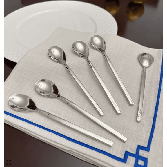 Vibhsa Square 6-Pc. Teaspoons Set, Serving for 6