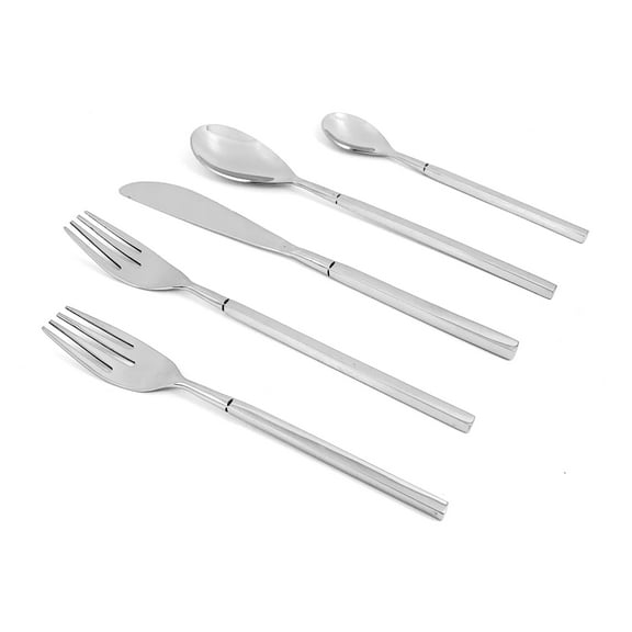 Vibhsa Modern Stainless Steel Flatware Set of 20-PC