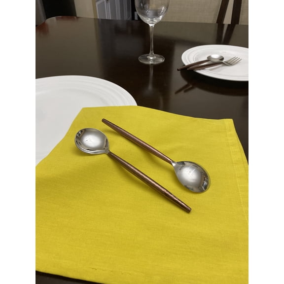Vibhsa Stainless Steel Soup spoons Set of 6 Pieces