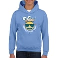 thumbnail image 1 of Vibin’ Since Day One - Cool Retro Emoji Smiley Graphic Youth's Hoodie, 1 of 4