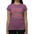 thumbnail image 1 of Vibing Smiley Face Graphic Tee T-shirt Color Women's, 1 of 3