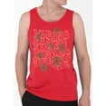 thumbnail image 1 of Vibing Smiley Face Graphic Tee Tank Top Men's, 1 of 3