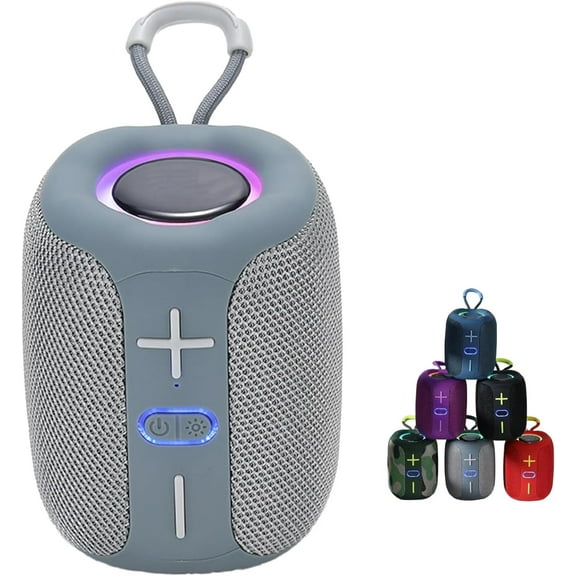 Vibins Wireless Speaker, Vibins Speaker, Portable Speakers Bluetooth Wireless, Light Up, Waterproof & Dustproof Portable Speakes, for Home, Outdoors, Trave