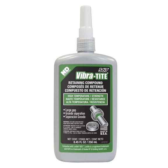 Vibra-TITE 567 Green High Temperature Retaining Compound, 250ml Bottle CA2