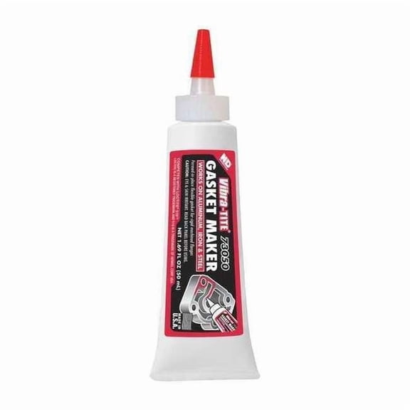 Anaerobic Gasket Sealant, 50 mL, Red, Temp Range -65 to 300 Degrees F 73050