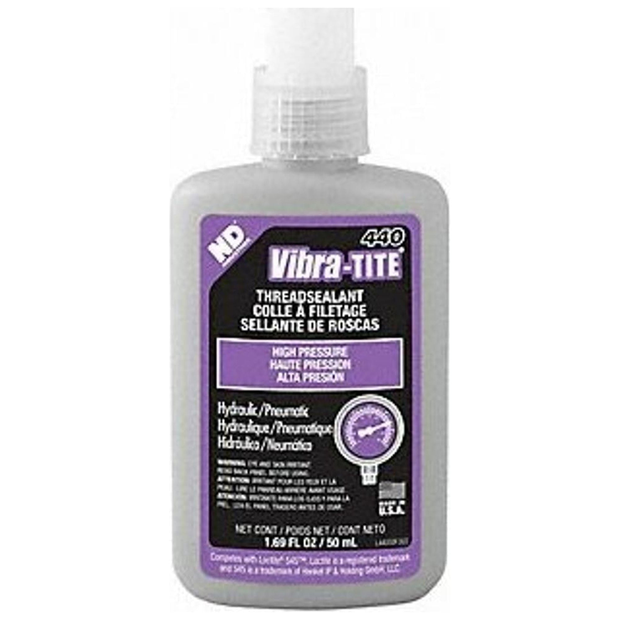 Vibra-Tite Pipe Thread Sealant,1.6907 fl oz,Purple 44050