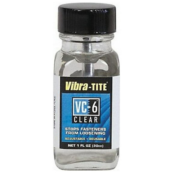 Reusable Threadlocker, VIBRA-TITE VC-6, Clear, High, Liquid, 1.01 fl oz, Bottle