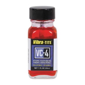 Reusable Threadlocker, VC-4, Red, High, Liquid, 1.01 fl oz, Bottle 21730