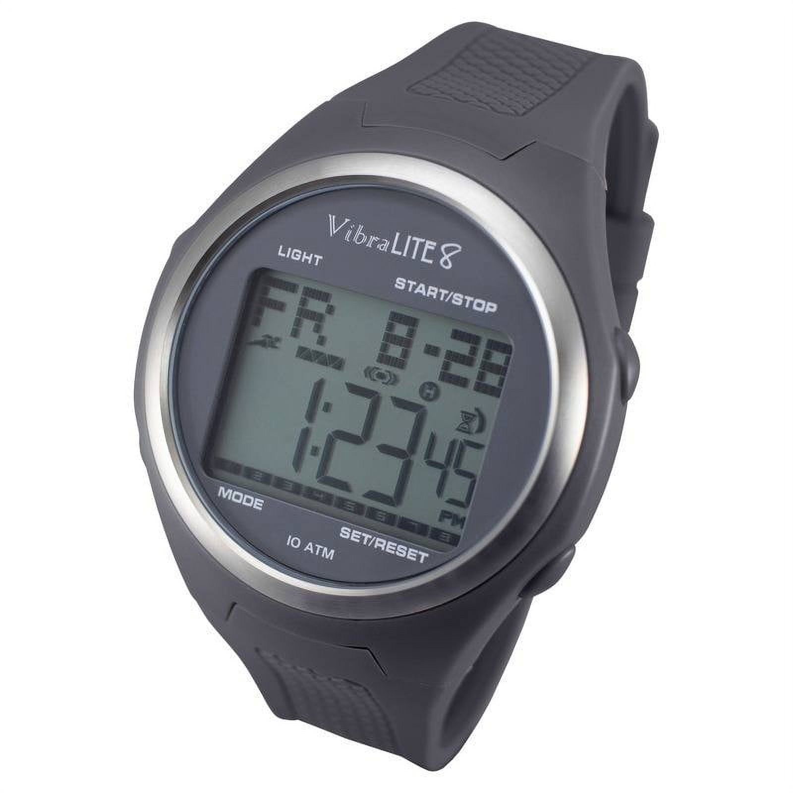 VibraLITE8 Vibrating Reminder Watch, Alarms, Stopwatch