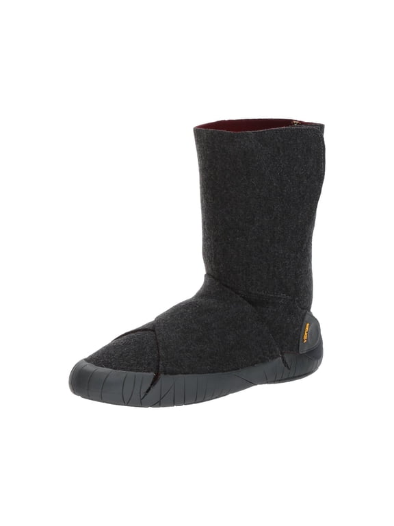 Furoshiki Mid Boot Russian Felt Grey Red Wine Sneaker