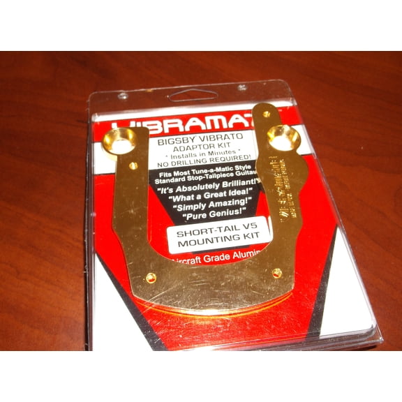 Vibramate V5 Mount Kit for Bigsby B5, SHORT MODEL FOR SG - GOLD