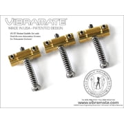 Vibramate V5-TE Saddle Set For Tele - BRASS