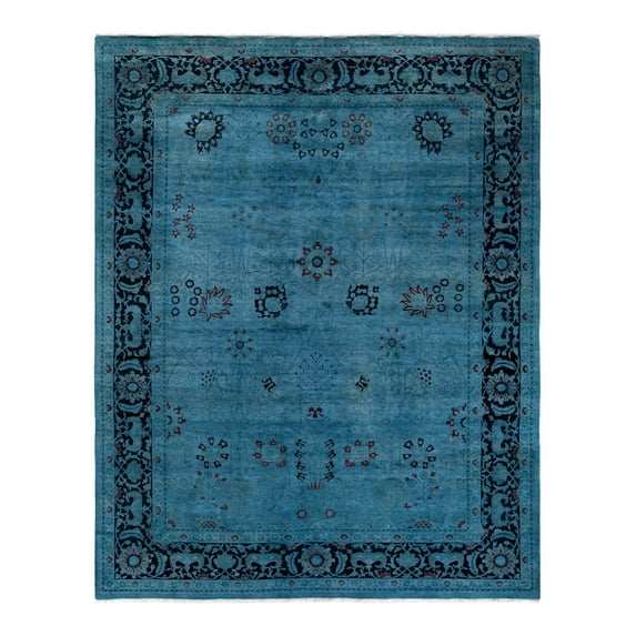 Vibrance, One-of-a-Kind Hand-Knotted Area Rug - Gray, 8' 3" x 10' 1"